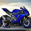 Blue Yamaha R1 paint by numbers