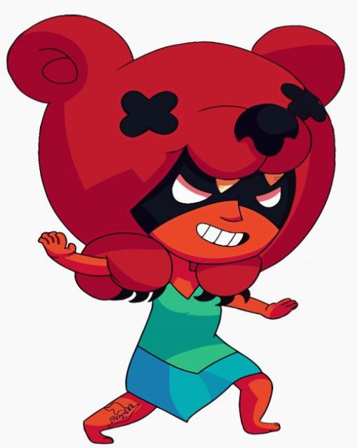 Brawl Stars Nita paint by number