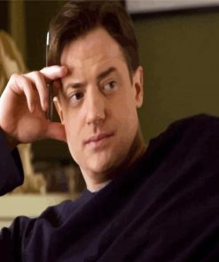 Brendan Fraser Movie Character paint by number