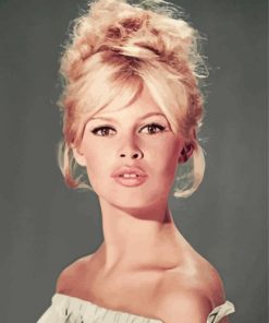 Brigitte Bardot paint by number