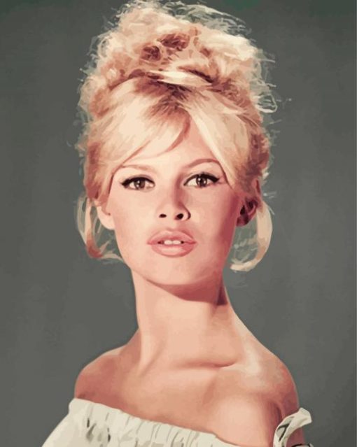 Brigitte Bardot paint by number