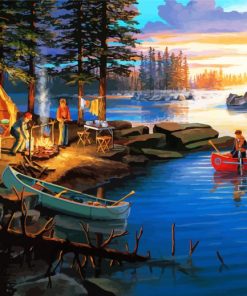 Campfire Memories paint by number