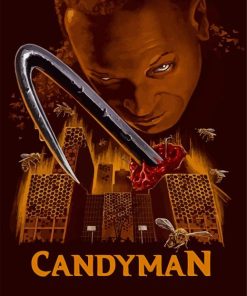 Candyman Movie Poster paint by number