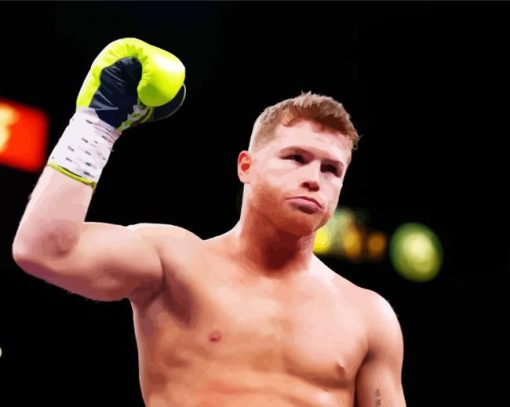 Canelo Alvarez Boxer paint by numbers