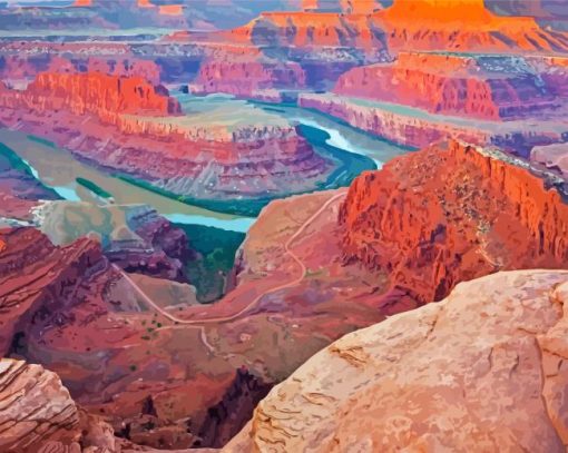 Canyonlands National Park paint by number