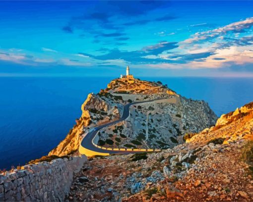 Cap De Formentor Pollensa paint by number