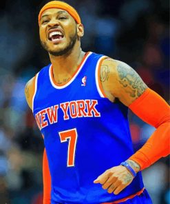 Carmelo Anthony paint by number