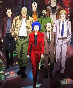 Characters Of Ghost In The Shell Arise Anime paint by number