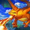 Charizard Pokemon paint by number