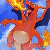 Charizard Fire Dragon paint by number