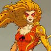 Cheetara ThunderCats paint by number