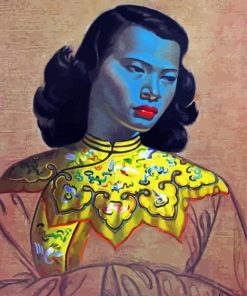 Chinese Girl Vladimir Tretchikoff paint by number