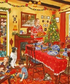 Christmas Lunch paint by number