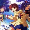 Clannad Anime Girls paint by number