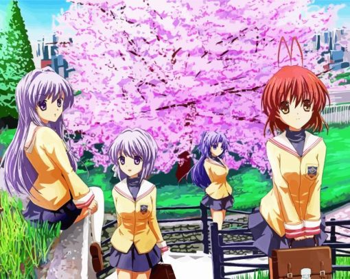 Clannad Anime paint by number