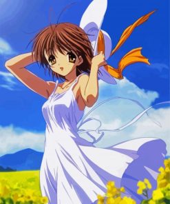 Clannad Nagisa Furukawa paint by number