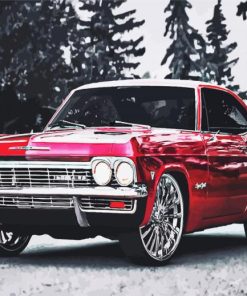 Classic Chevrolet Impala paint by number