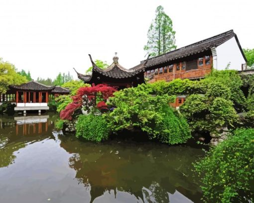 Classical Garden's Of Suzhou paint by number