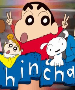 Crayon Shin Chan paint by numbers