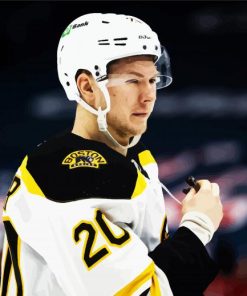 Curtis Lazar Boston Bruins Player paint by number