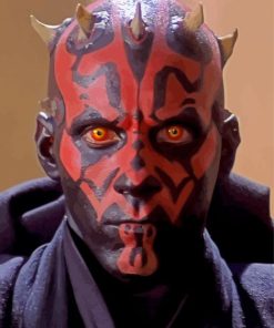 Darth Maul paint by numbers