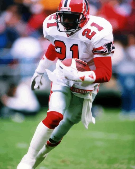 Deion Sanders Player paint by number