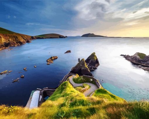 Dingle Peninsula Ireland paint by number