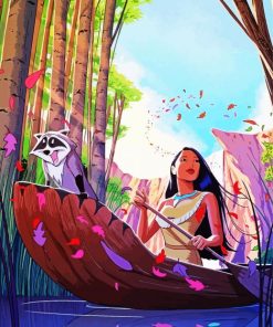 Disney Animation Pocahontas paint by number