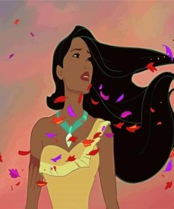 Disney Pocahontas paint by number