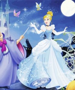 Disney Princess Cindrella paint by numbers