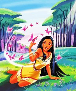 Disney Princess Pocahontas Film paint by number