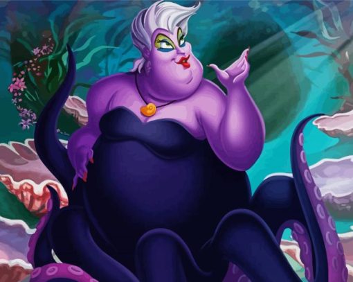 Disney Villain Ursula paint by number