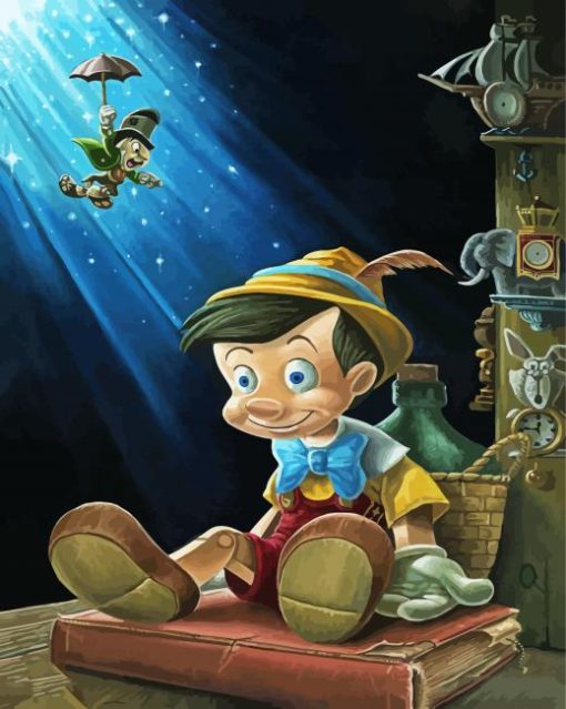 Disney Pinocchio Film paint by number