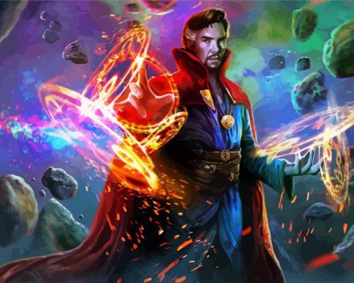 Doctor Strange paint by numbers