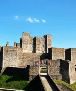 Dover Castle Building paint by number