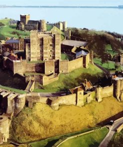 Dover Castle paint by number