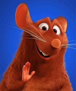 Emile From Ratatouille paint by number