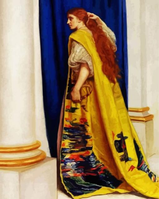 Esther By John Everett Millais paint by numbers