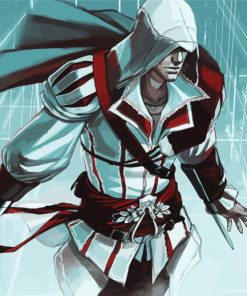 Ezio Auditore paint by numbers