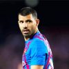 FC Barcelona Player Sergio Aguero paint by numbers