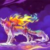 Fantasy Kitsune Fox paint by number