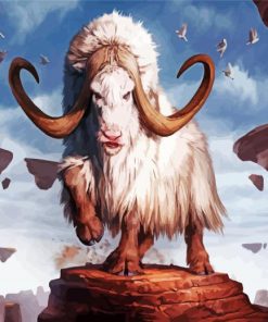 Fantasy Ox paint by number