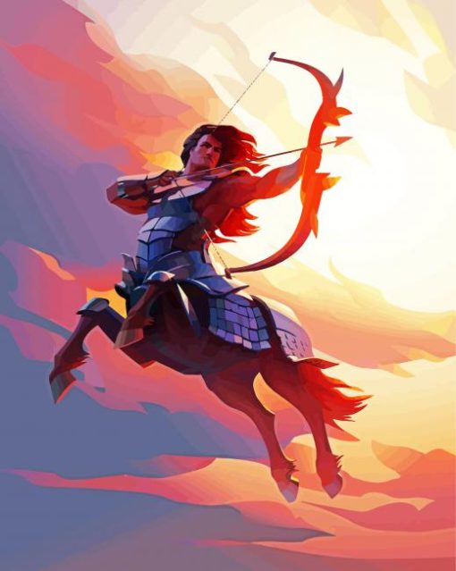 Fantasy Sagittarius paint by numbers