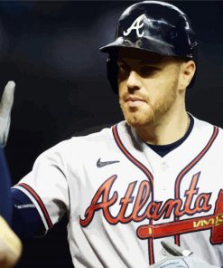 Freddie Freeman Atlanta Braves Player paint by numbers