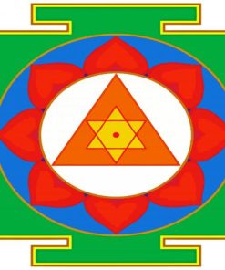 Ganesha Yantra paint by numbers