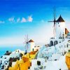 Greece Mykonos Island paint by number