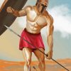 Greek Achilles paint by number