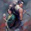 Haku And Zabuza paint by number