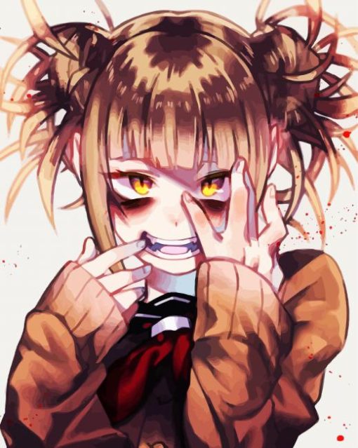 Himiko Toga Anime Girl paint by number