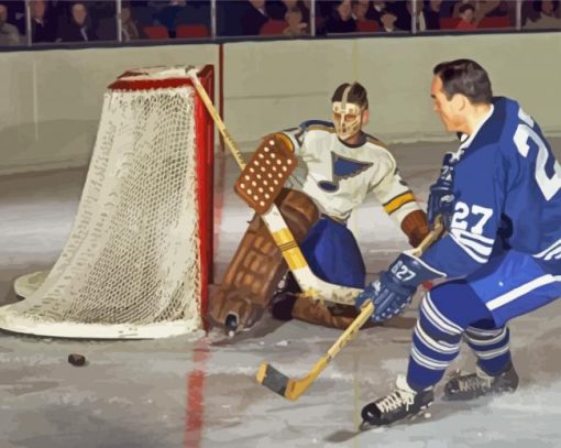 Hockey Match paint by numbers